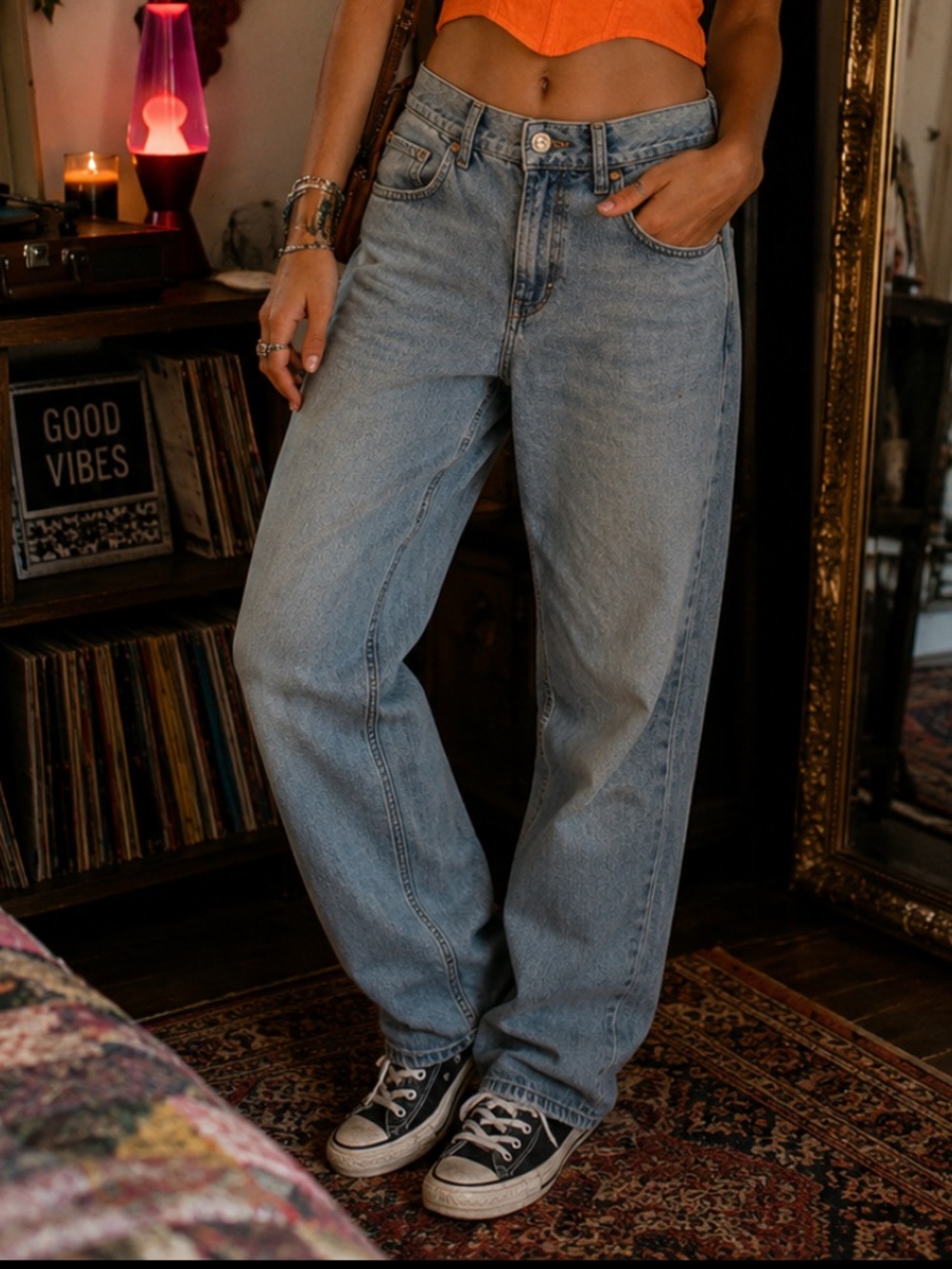 Hollister Light Blue Relaxed women’s  Jeans